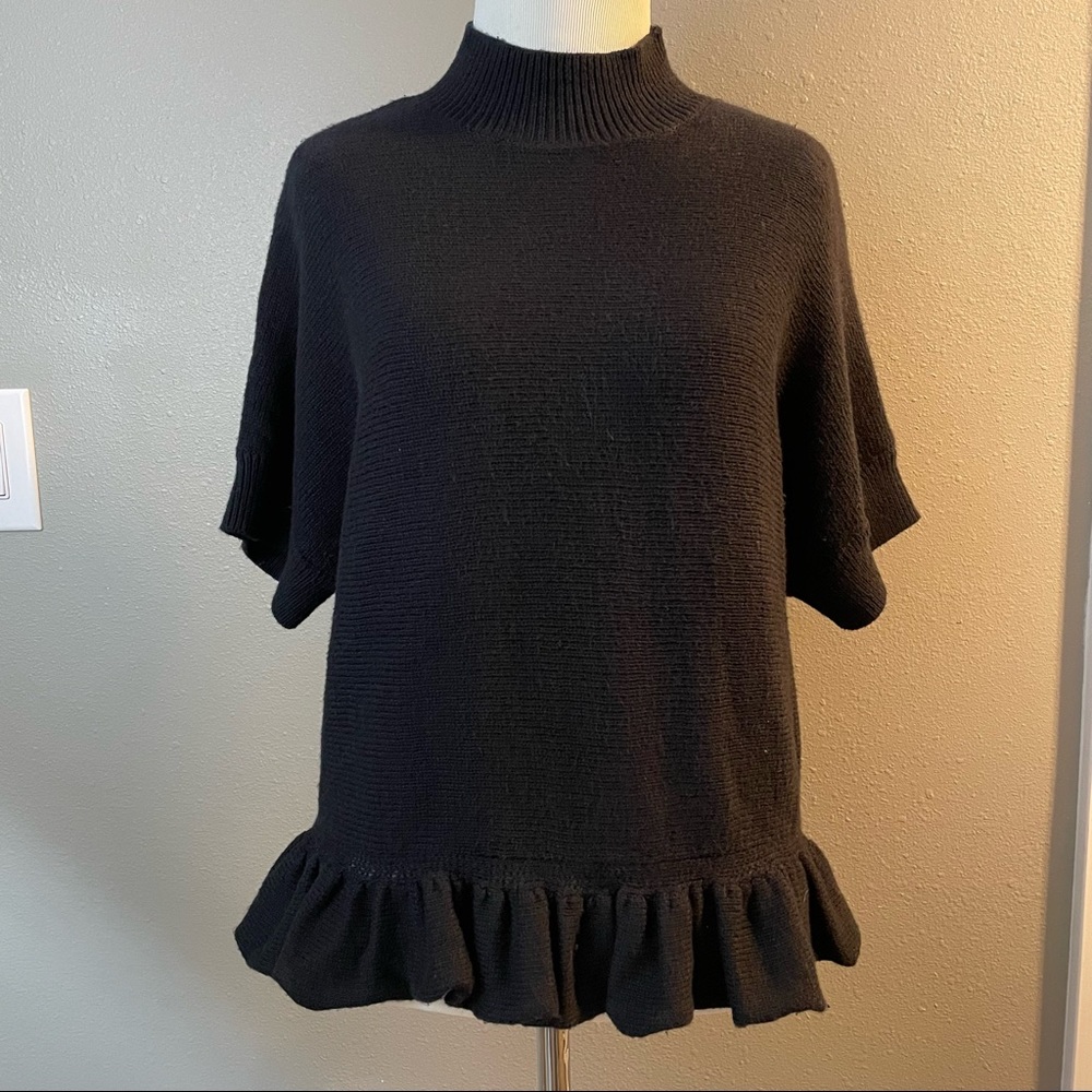 Kate Spade Brooke Street Ruffled Hem Sweater